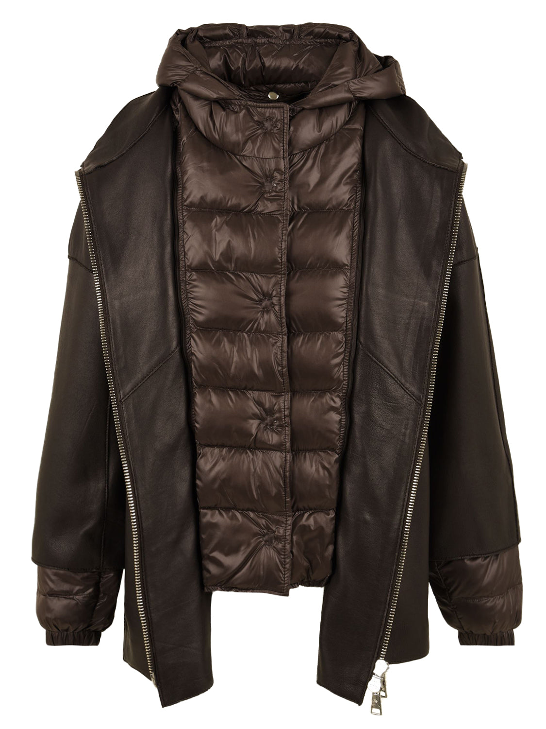 Giubbotto Cinthia bonded anilineTHE JACKIE LEATHERS Donna - Marrone