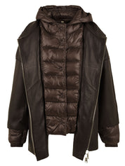 Giubbotto Cinthia bonded anilineTHE JACKIE LEATHERS Donna - Marrone