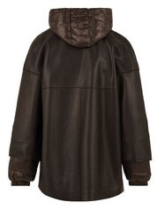 Giubbotto Cinthia bonded anilineTHE JACKIE LEATHERS Donna - Marrone