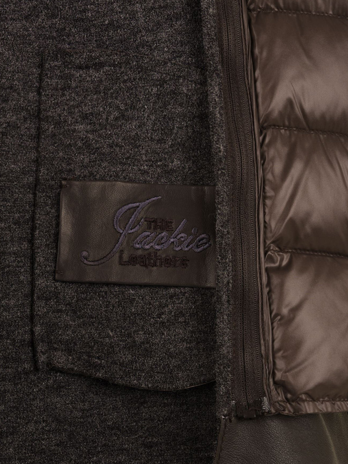 Giubbotto Cinthia bonded anilineTHE JACKIE LEATHERS Donna - Marrone