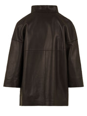 Giubbotto Cinthia bonded anilineTHE JACKIE LEATHERS Donna - Marrone