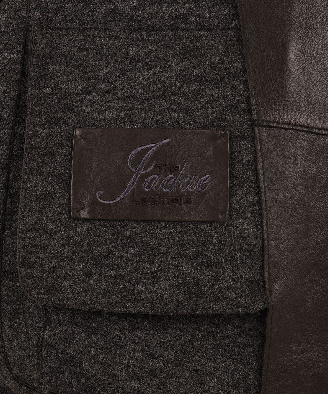 Giubbotto Droite bonded plongèe THE JACKIE LEATHERS Donna - Marrone
