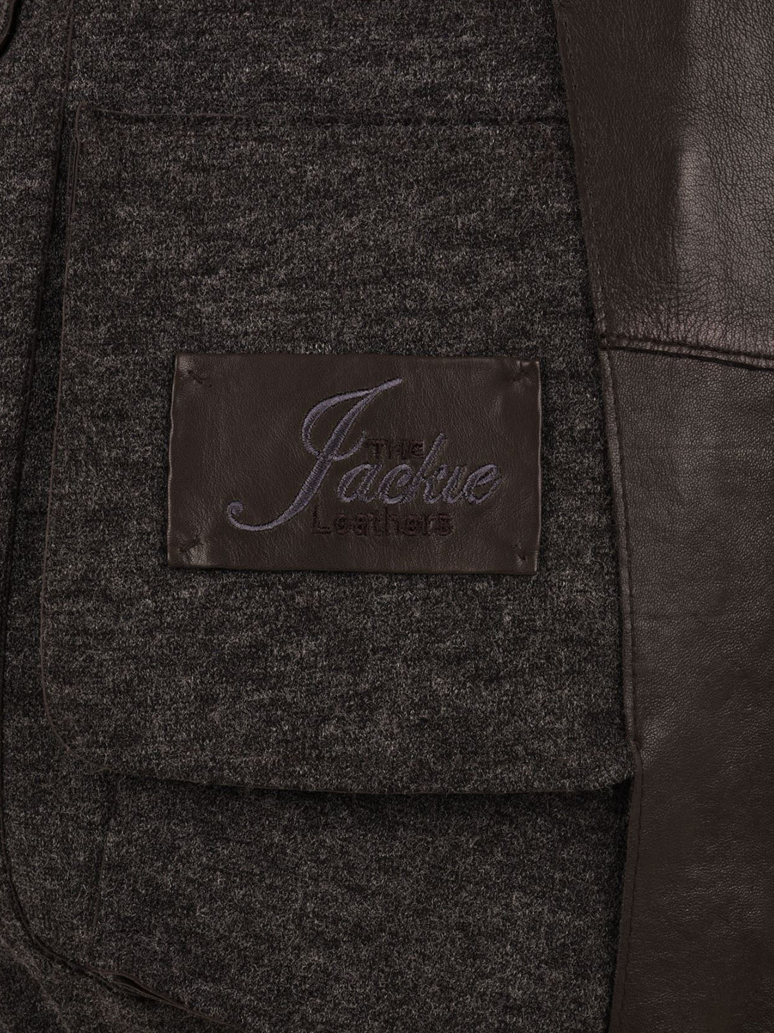 Giubbotto Droite bonded plongèe THE JACKIE LEATHERS Donna - Marrone