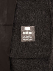 Giubbotto Droite bonded plongèe THE JACKIE LEATHERS Donna - Marrone