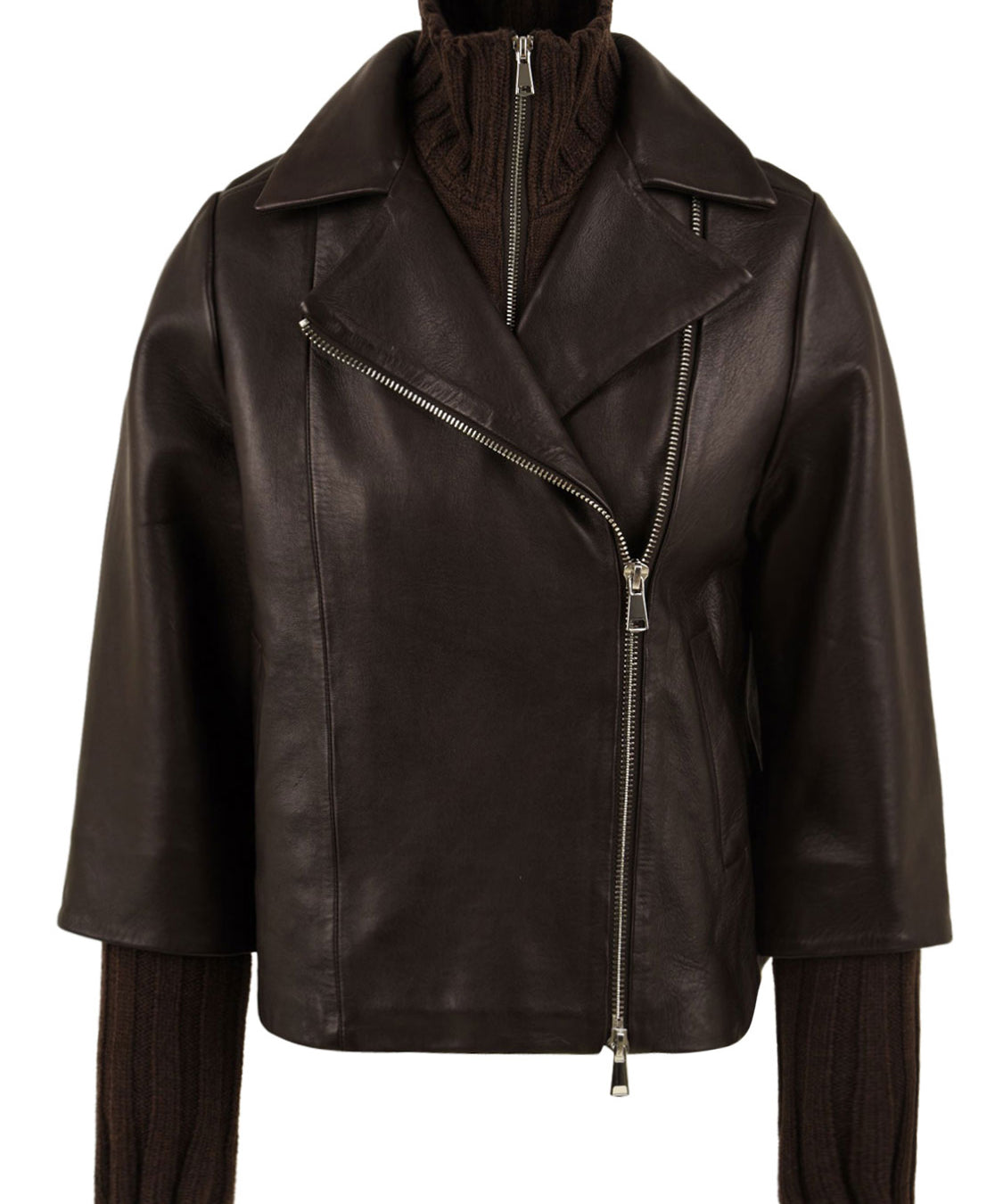 Giubbotto Gemini bonded plongèe THE JACKIE LEATHERS Donna - Marrone