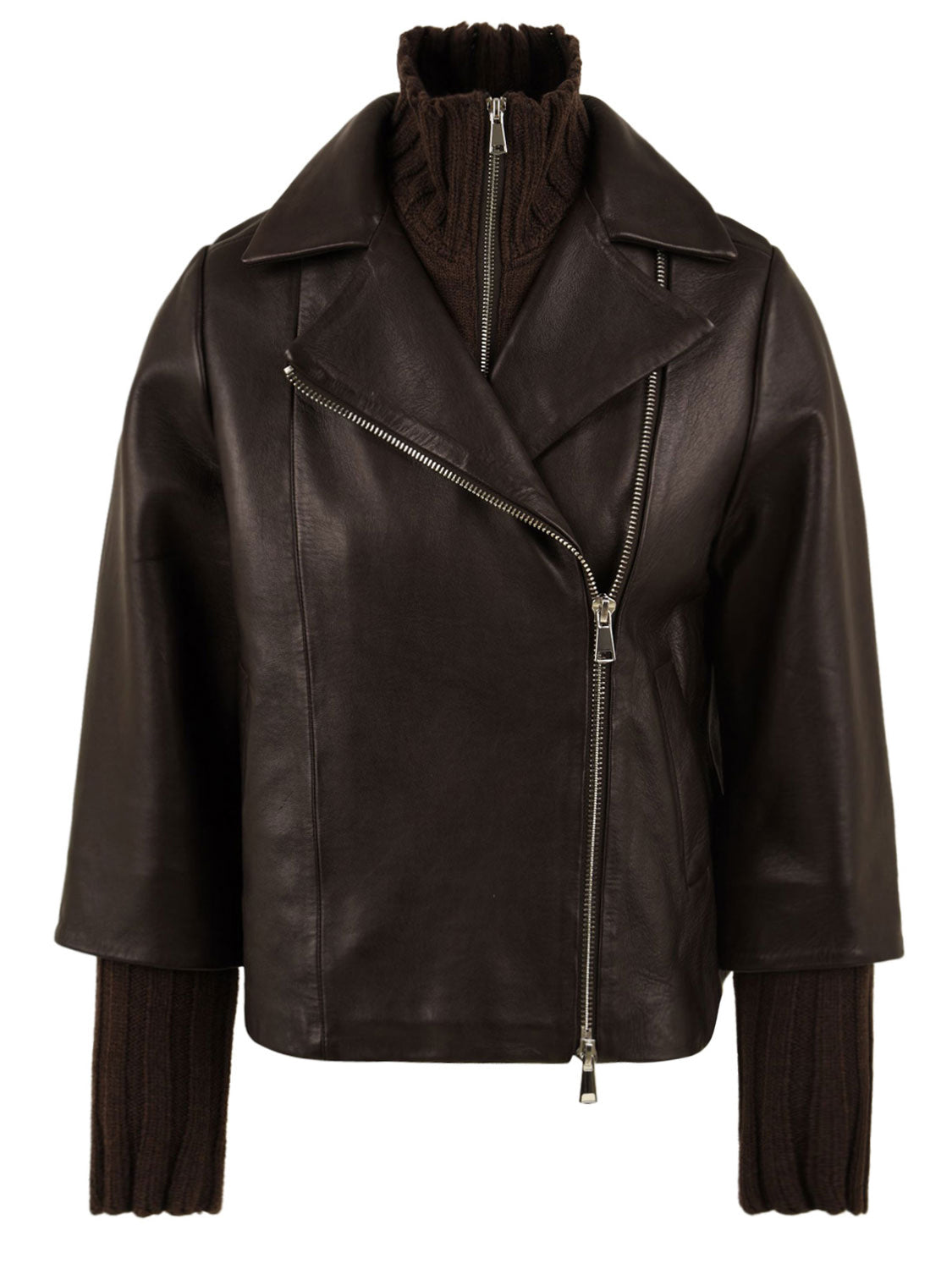 Giubbotto Gemini bonded plongèe THE JACKIE LEATHERS Donna - Marrone