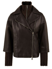 Giubbotto Gemini bonded plongèe THE JACKIE LEATHERS Donna - Marrone