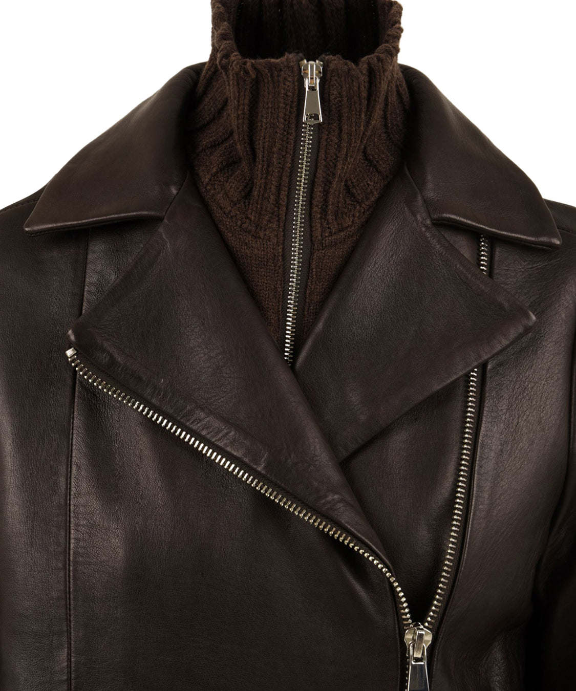 Giubbotto Gemini bonded plongèe THE JACKIE LEATHERS Donna - Marrone