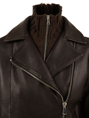 Giubbotto Gemini bonded plongèe THE JACKIE LEATHERS Donna - Marrone
