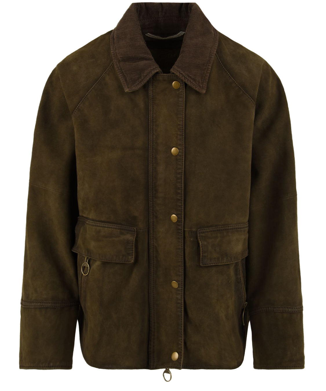 Giubbotto Glamis Burs burned suede 2 THE JACKIE LEATHERS Donna - Verde