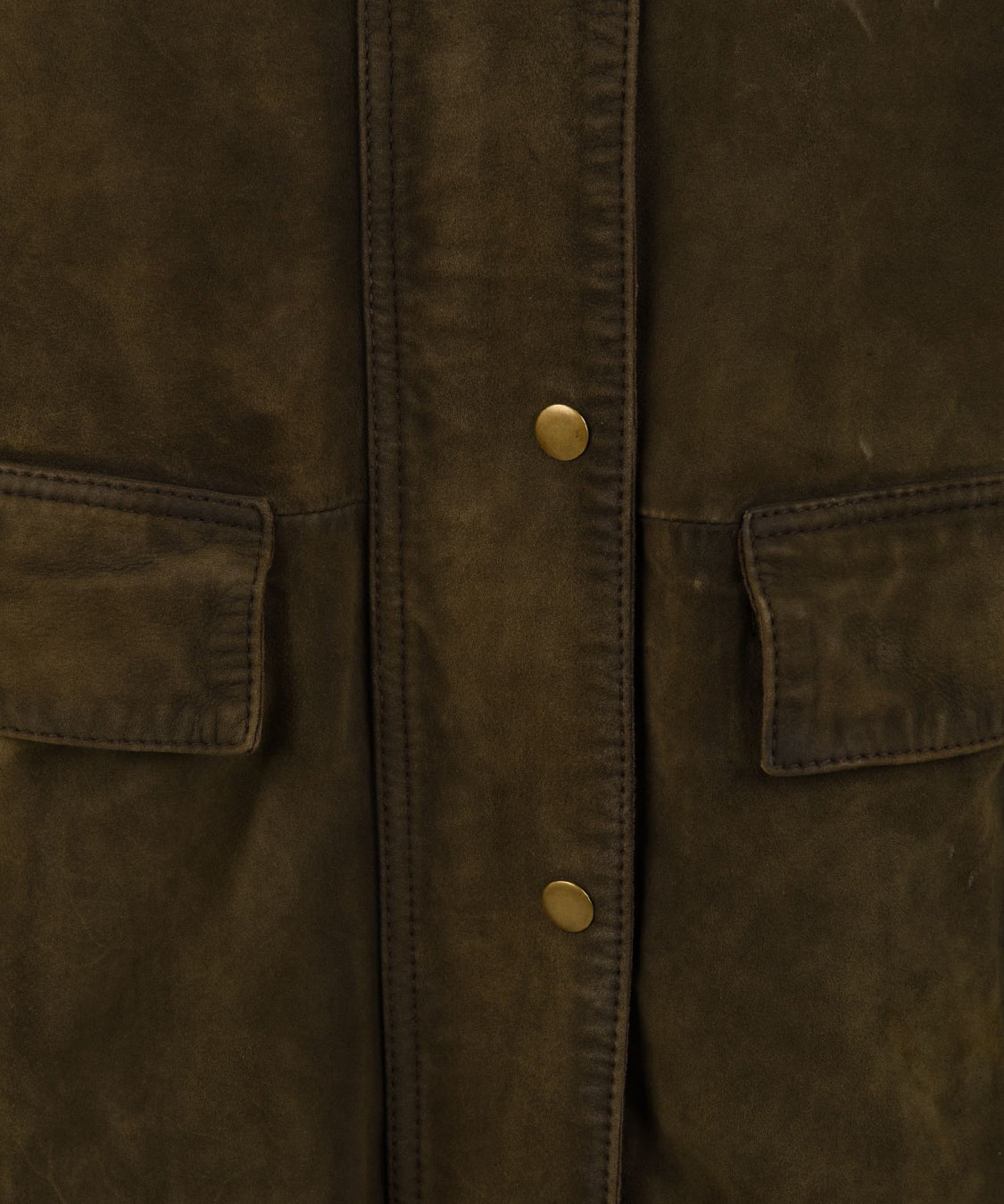Giubbotto Glamis Burs burned suede 2 THE JACKIE LEATHERS Donna - Verde