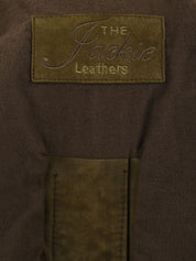 Giubbotto Glamis Burs burned suede 2 THE JACKIE LEATHERS Donna - Verde