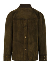 Giubbotto Glamis Burs burned suede 2 THE JACKIE LEATHERS Donna - Verde