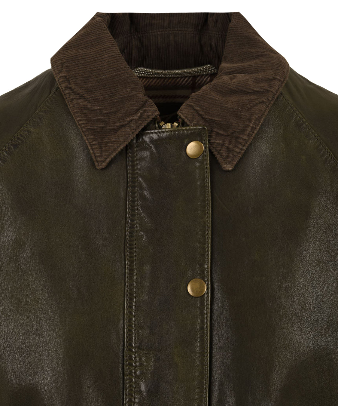 Giubbotto Glamis Vegt grainy leather THE JACKIE LEATHERS Donna - Verde