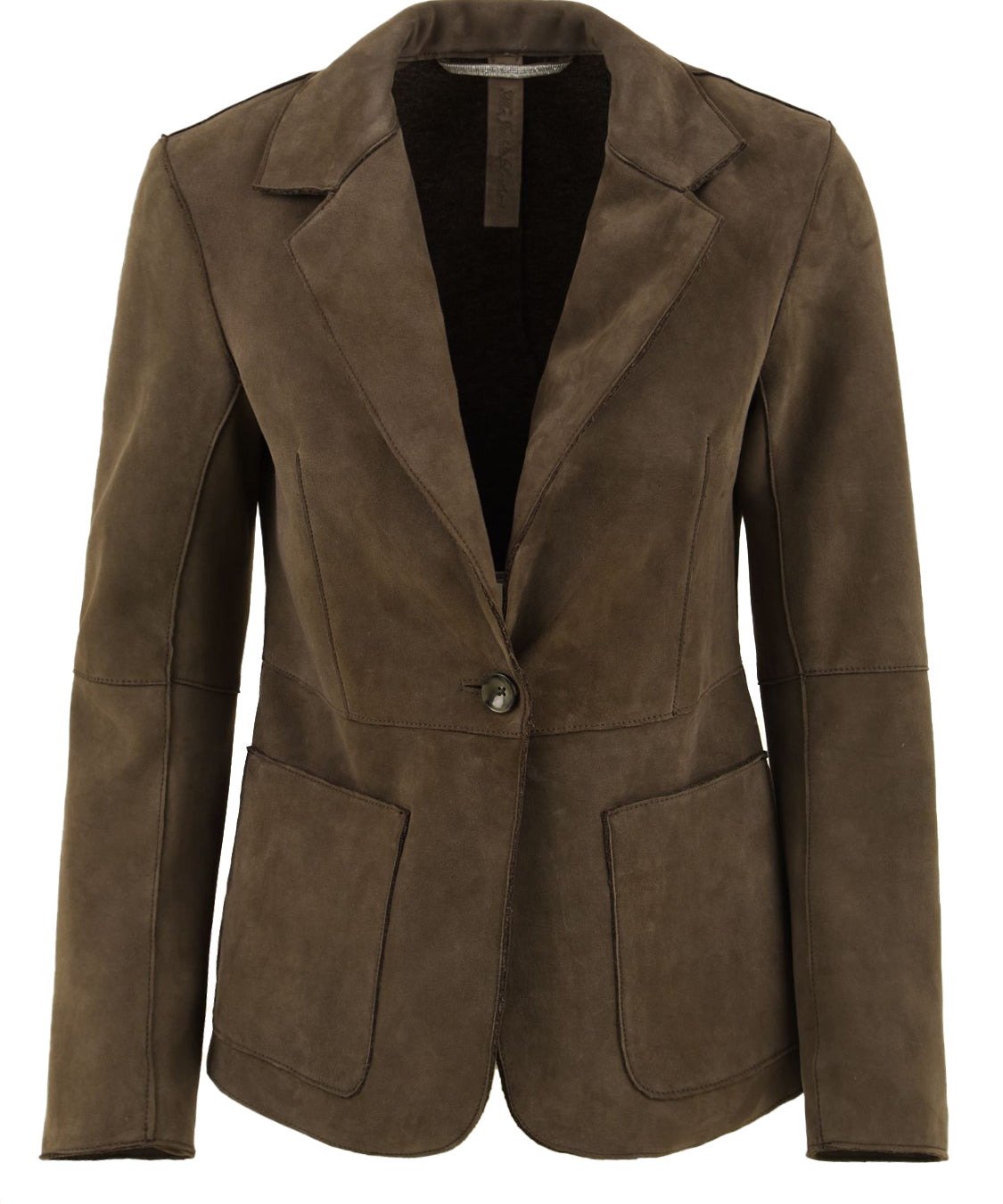 Giubbotto Lucilla Gsac bonded suede THE JACKIE LEATHERS Donna - Verde