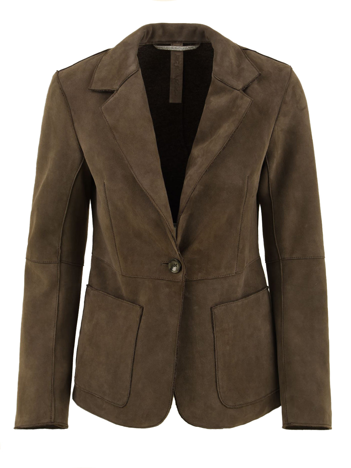 Giubbotto Lucilla Gsac bonded suede THE JACKIE LEATHERS Donna - Verde