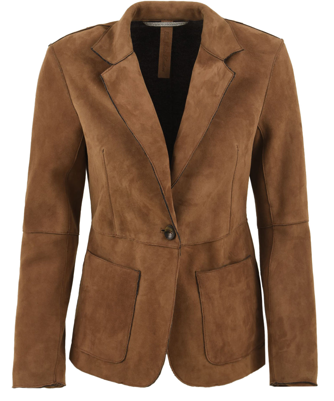 Giubbotto Lucilla Gsac bonded suede THE JACKIE LEATHERS Donna - Marrone