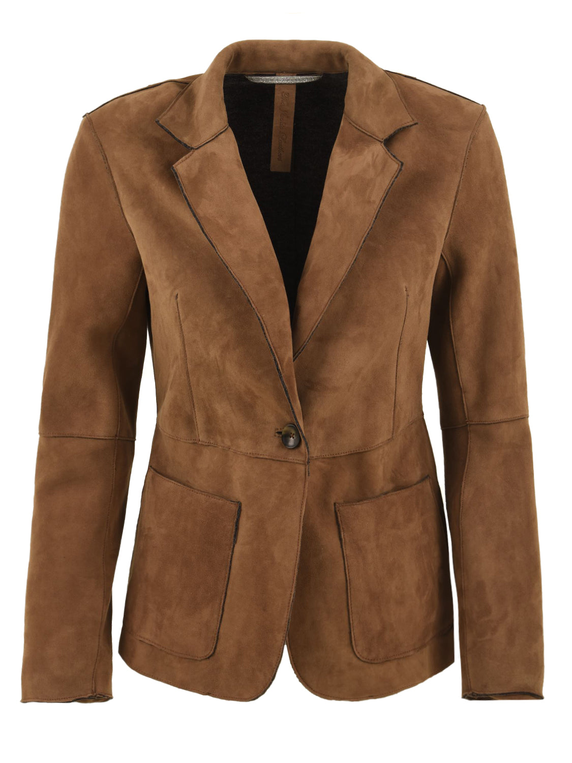 Giubbotto Lucilla Gsac bonded suede THE JACKIE LEATHERS Donna - Marrone