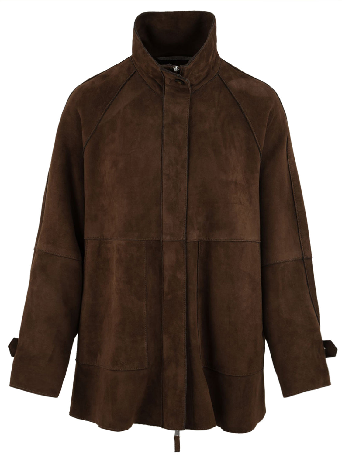 Giubbotto Malika bonded bold suede THE JACKIE LEATHERS Donna - Marrone