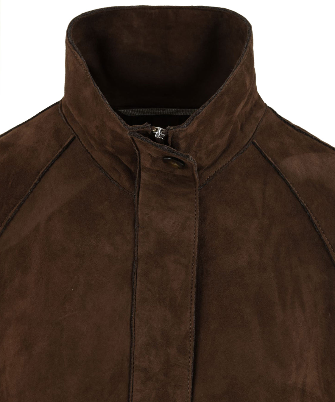 Giubbotto Malika bonded bold suede THE JACKIE LEATHERS Donna - Marrone