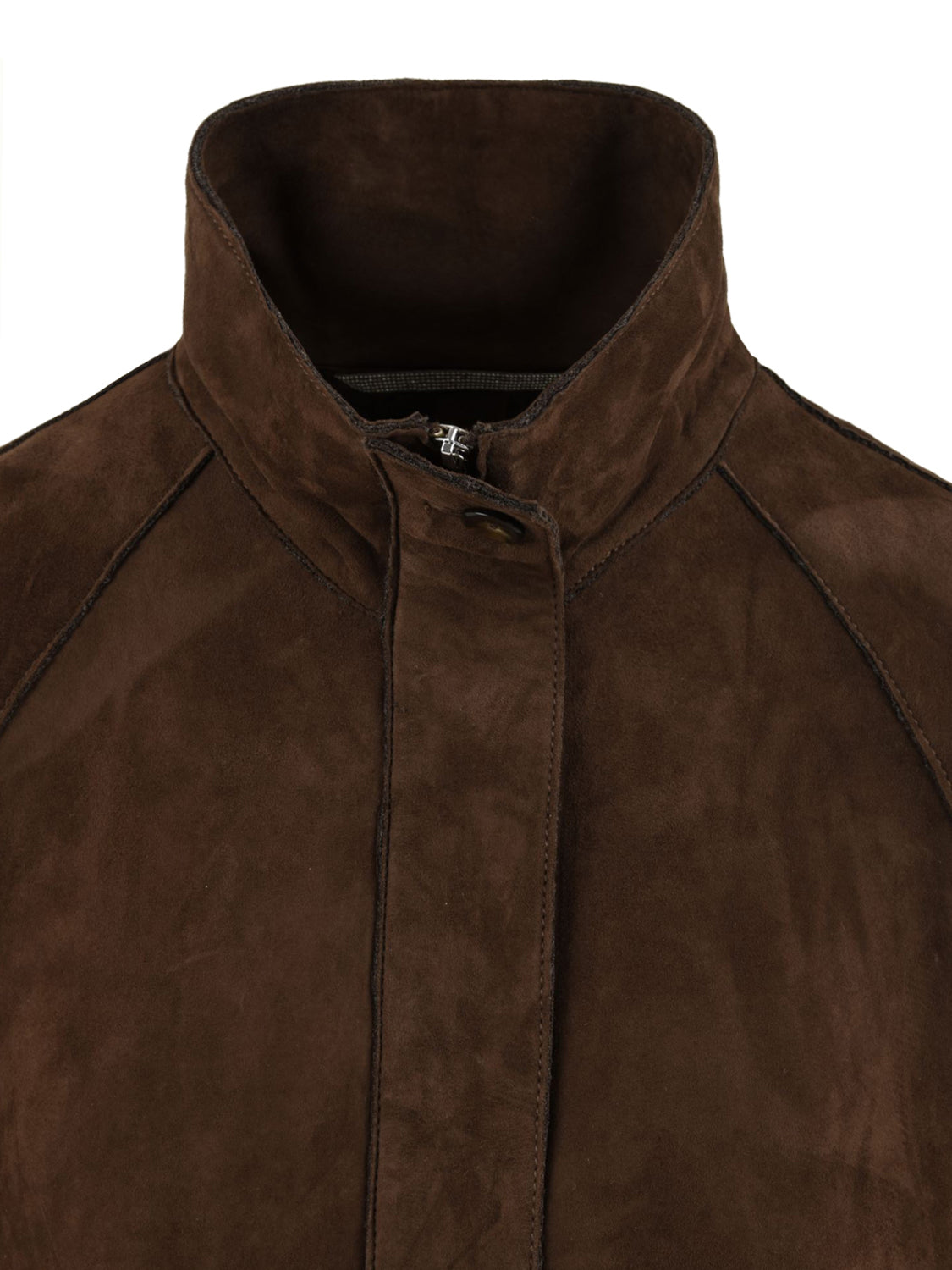 Giubbotto Malika bonded bold suede THE JACKIE LEATHERS Donna - Marrone