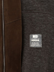 Giubbotto Malika bonded bold suede THE JACKIE LEATHERS Donna - Marrone
