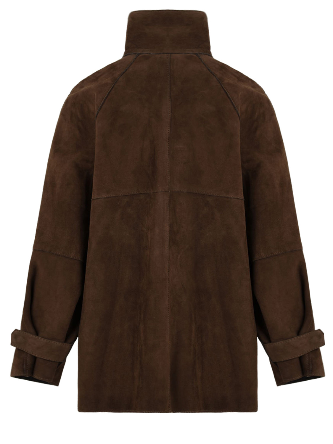 Giubbotto Malika bonded bold suede THE JACKIE LEATHERS Donna - Marrone