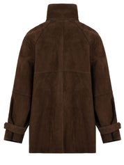 Giubbotto Malika bonded bold suede THE JACKIE LEATHERS Donna - Marrone