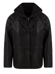 Giubbotto Sun bonded plongèe THE JACKIE LEATHERS Donna - Nero