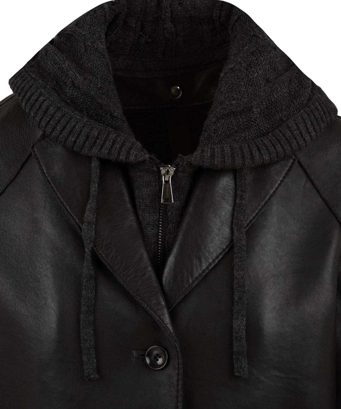 Giubbotto Sun bonded plongèe THE JACKIE LEATHERS Donna - Nero