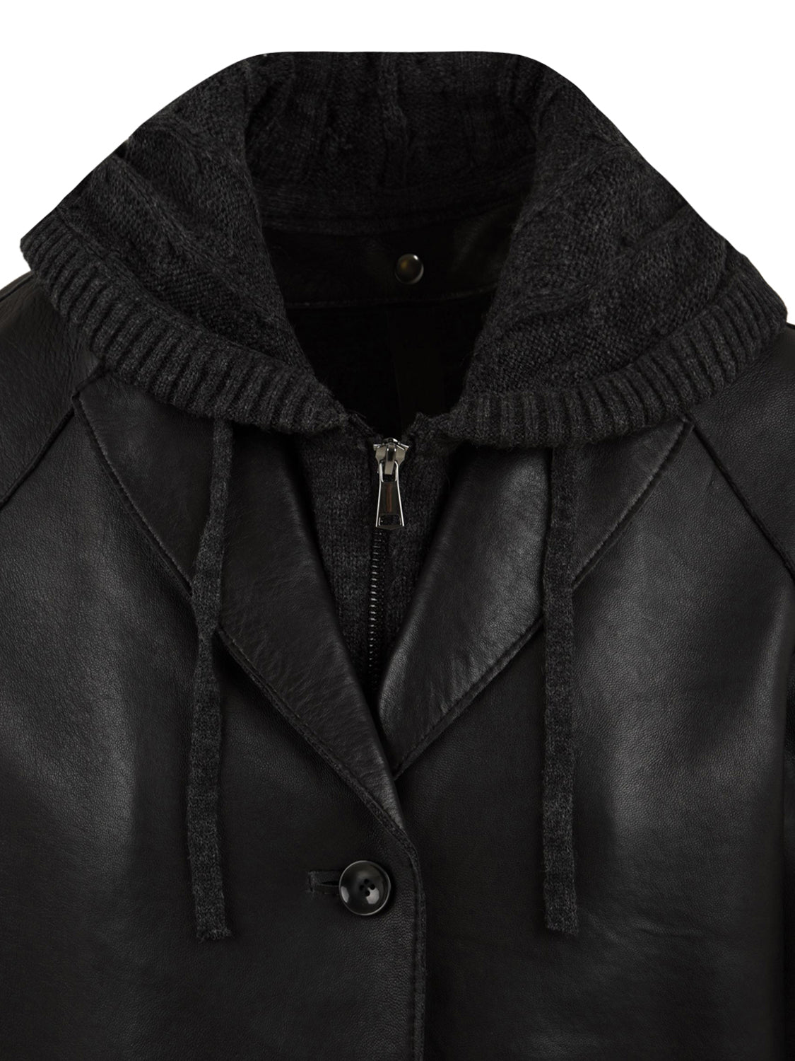 Giubbotto Sun bonded plongèe THE JACKIE LEATHERS Donna - Nero