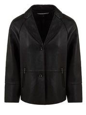 Giubbotto Sun bonded plongèe THE JACKIE LEATHERS Donna - Nero