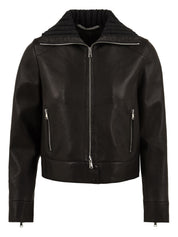 GiubbottoTilde bonded plongèe THE JACKIE LEATHERS Donna - Nero