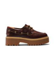 Mocassini da barca Stone Street TIMBERLAND Donna - Rootbeer