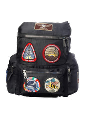 Zaino con patch TOP GUN Unisex - Nero