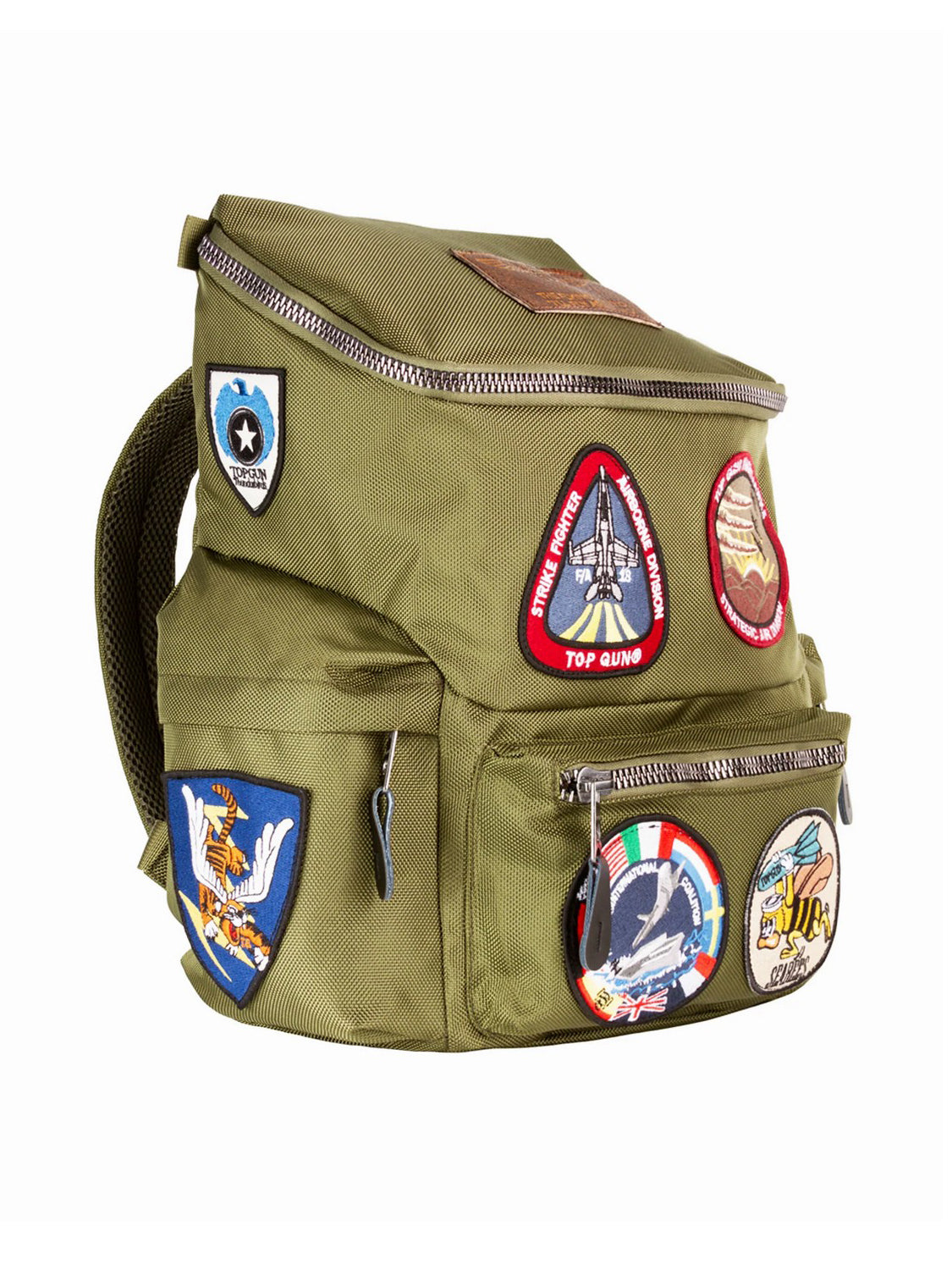 Zaino con patch TOP GUN Unisex - Verde