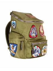 Zaino con patch TOP GUN Unisex - Verde