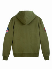 Felpa Classic patch TOP GUN Uomo - Verde
