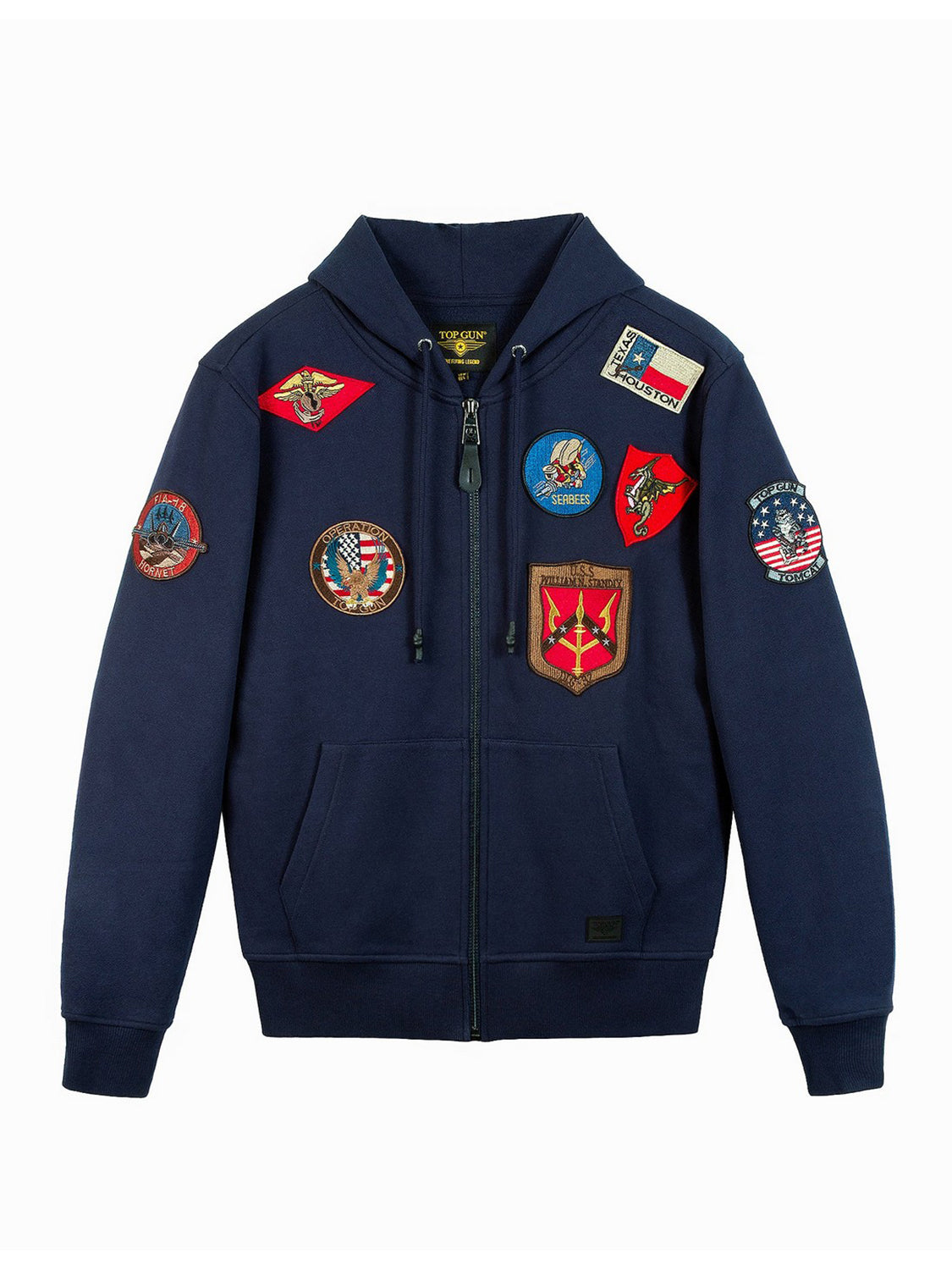 Felpa Classic patch TOP GUN Uomo - Blue