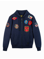 Felpa Classic patch TOP GUN Uomo - Blue