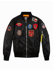 Bomber MA-1 con patch TOP GUN Uomo - Nero