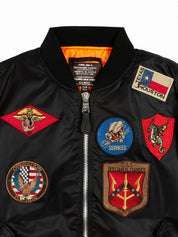 Bomber MA-1 con patch TOP GUN Uomo - Nero