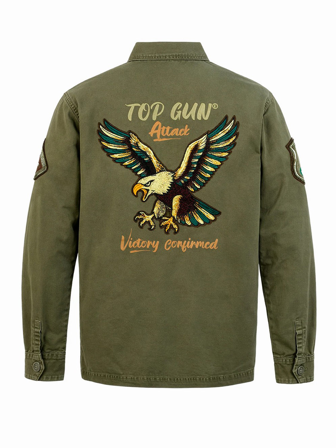 Camicia Utility TOP GUN Uomo - Verde
