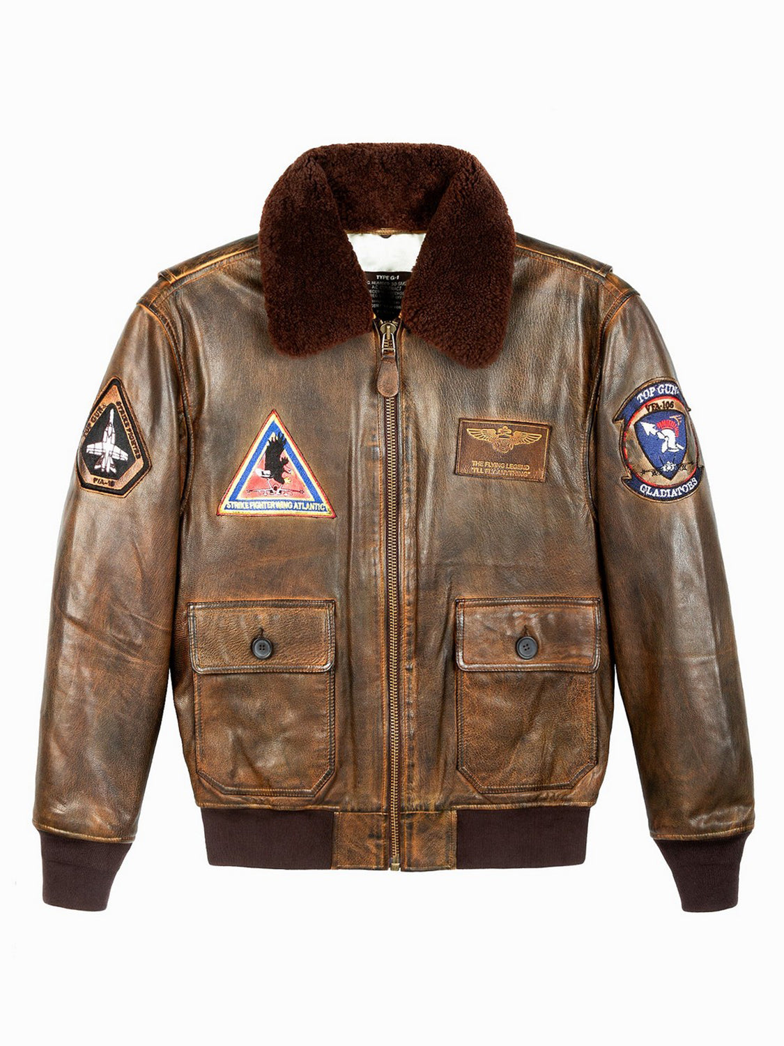 Giubbotto Top Hook TOP GUN Uomo - Marrone