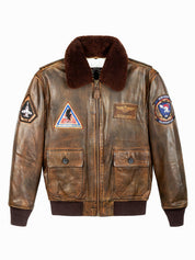 Giubbotto Top Hook TOP GUN Uomo - Marrone