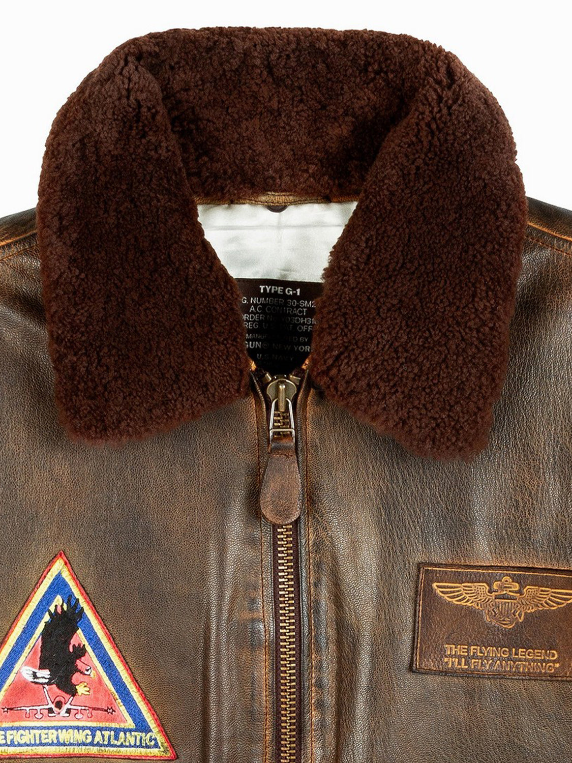 Giubbotto Top Hook TOP GUN Uomo - Marrone