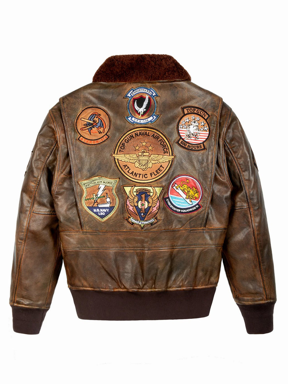 Giubbotto Top Hook TOP GUN Uomo - Marrone
