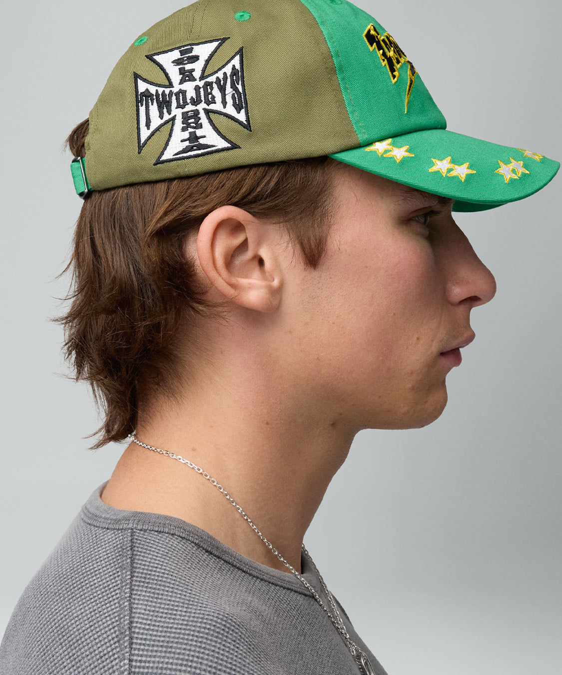 Cappello Embroidered Dad TWOJEYS Unisex - Verde