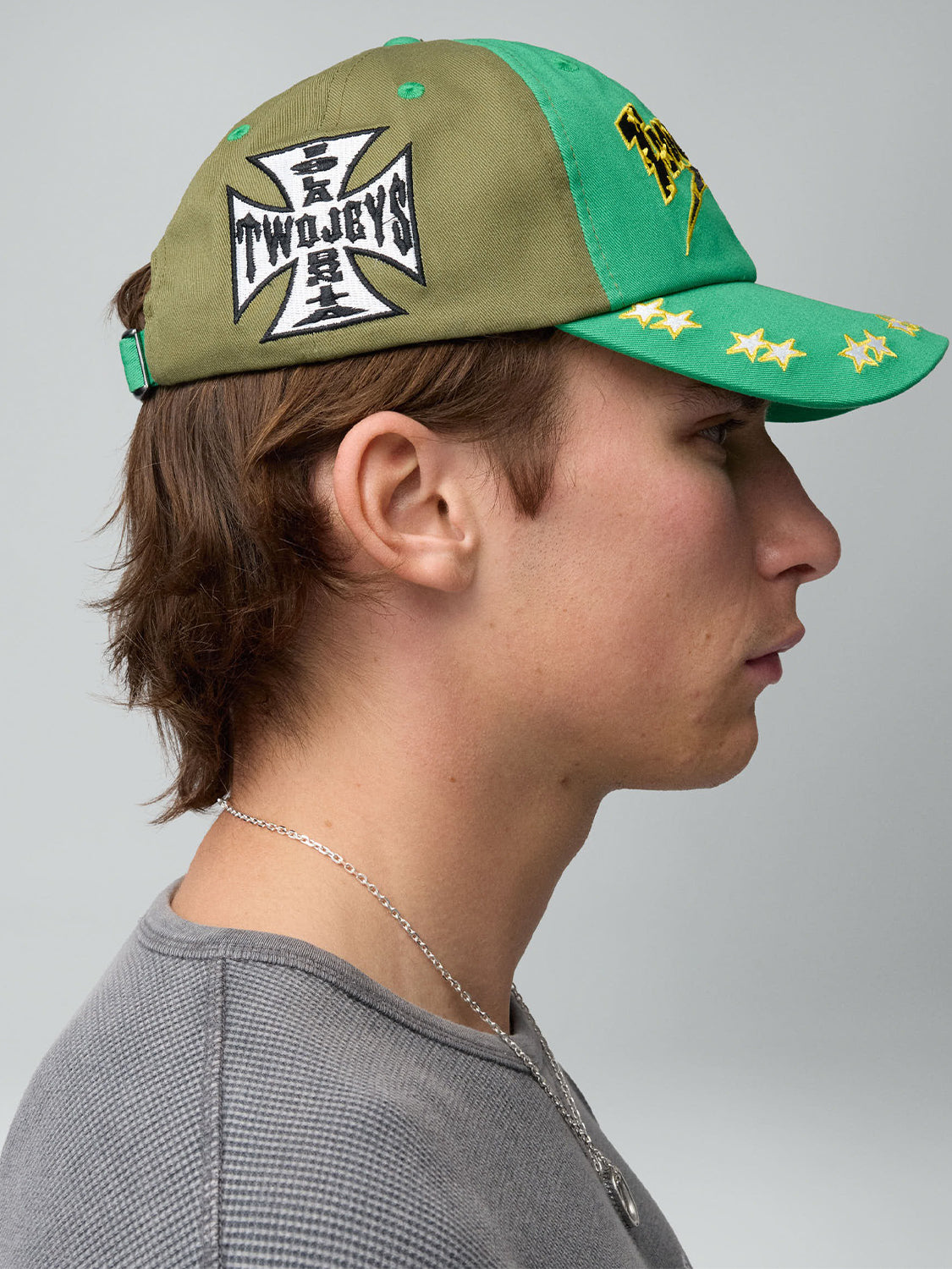 Cappello Embroidered Dad TWOJEYS Unisex - Verde