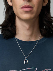 Collana Multicolor Stone Horseshoe TWOJEYS Unisex - Argento